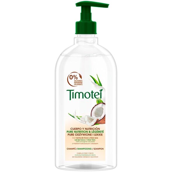 TIMOTEI_Nourished &amp| Light szampon do włosów Coconut &amp| Aloe Vera 750ml