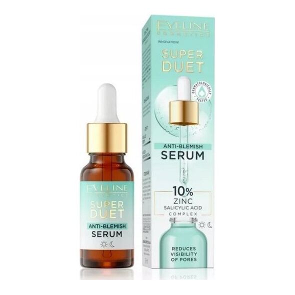 EVELINE_Super Duet serum do twarzy na niedoskonałości Cynk 18ml