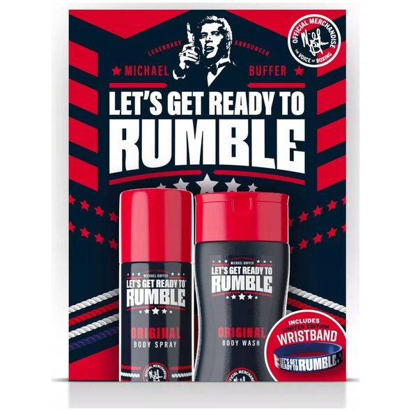 RUMBLE MEN_SET Dezodorant do ciała w sprayu 150ml + żel pod prysznic 250ml