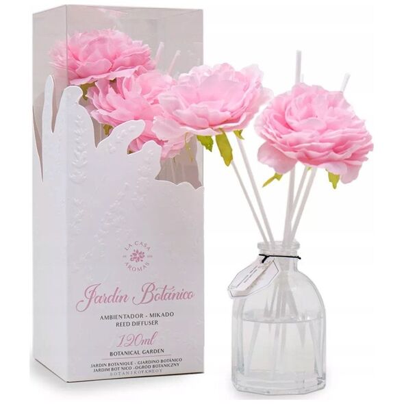Dyfuzor zapachowy LA CASA DE LOS AROMAS_Flower patyczki zapachowe w formie kwiatu Ogród Botaniczny 120ml