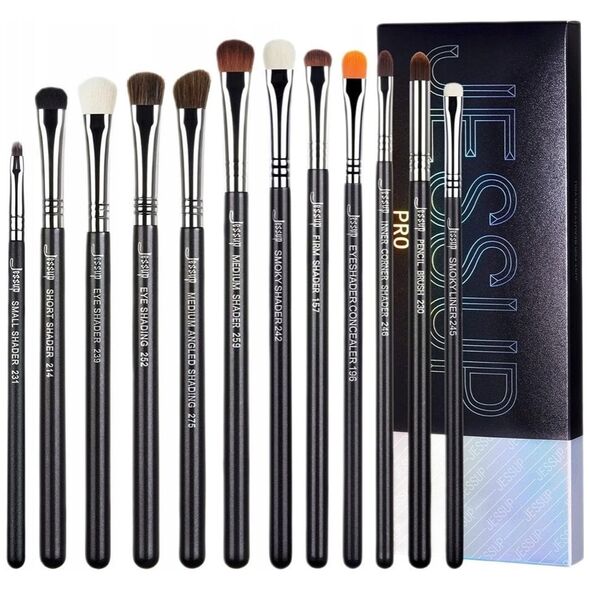 JESSUP_SET Pro Eyeshadow Brush zestaw dwunastu pędzli do makijażu T339