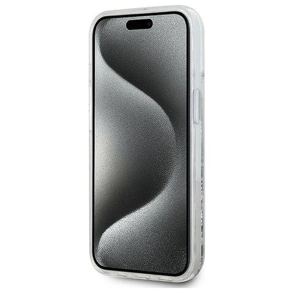 Original Case IPHONE 13 Karl Lagerfeld Hardcase Liquid Glitter Choupette Head MagSafe (KLHMP13MLGCHSGH) transparent 3666339285654