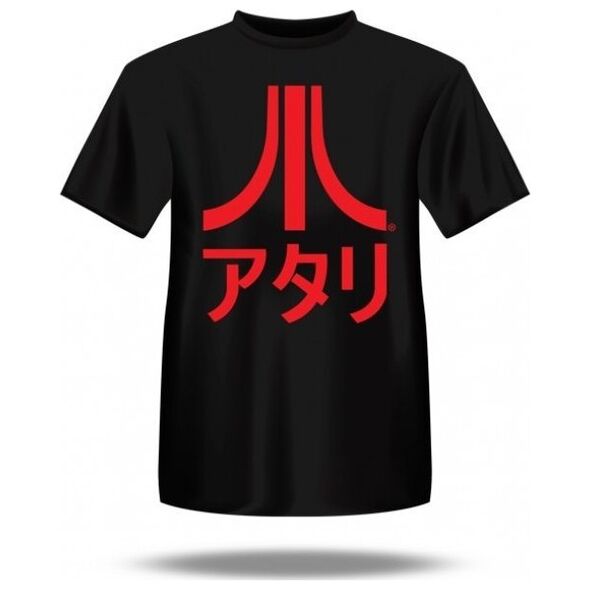 Puma Koszulka męska z japońskim logo ATARI / Czarna /XL
