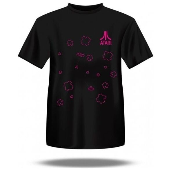 Puma Koszulka męska ATARI z asteroidami / Czarna / XL