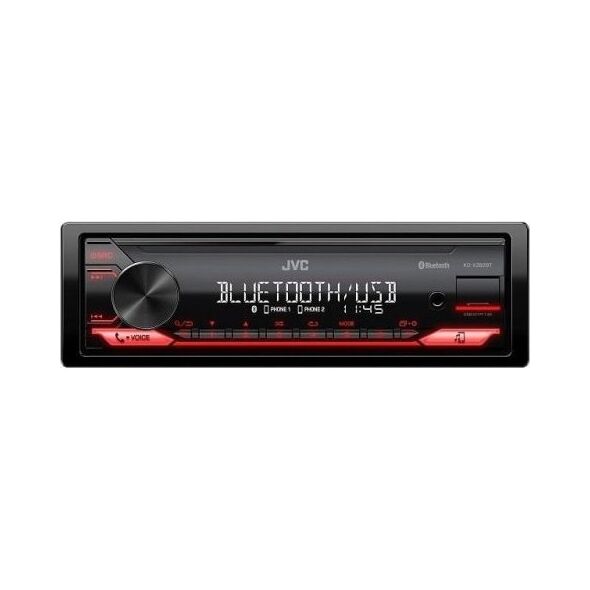 Radio samochodowe JVC JVC, KD-X282BT USB MP3 magnetola su AUX įėjimu, Bluetooth