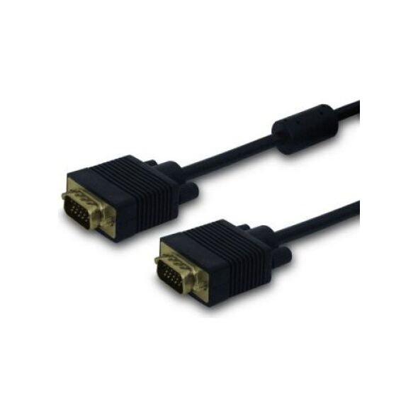 Kabel Savio D-Sub (VGA) - D-Sub (VGA) 1.8m czarny (SAVIO CL-29)