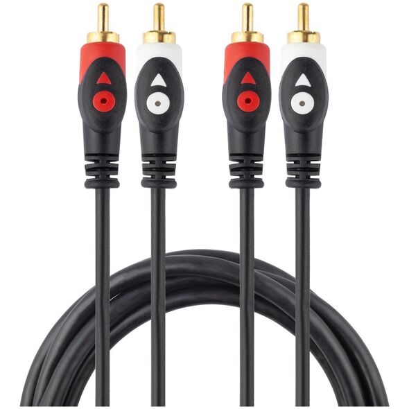 Kabel Libox RCA (Cinch) x2 - RCA (Cinch) x2 3m czarny (LB0020)