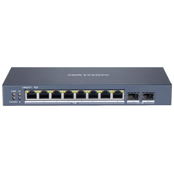 Hikvision 10 Port Smart Managed Gigabit PoE EI Series (DS-3E1510P-EI/M) (HKVDS-3E1510P-EI-M) έως 12 άτοκες Δόσεις