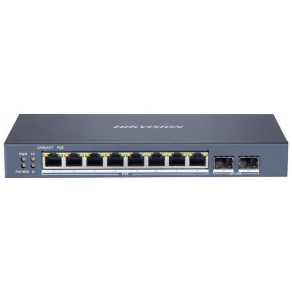 Hikvision 10 Port Unmanaged PoE Switch L2 Series (DS-3E1510P-EIV2) (HKVDS-3E1510P-EIV2) έως 12 άτοκες Δόσεις
