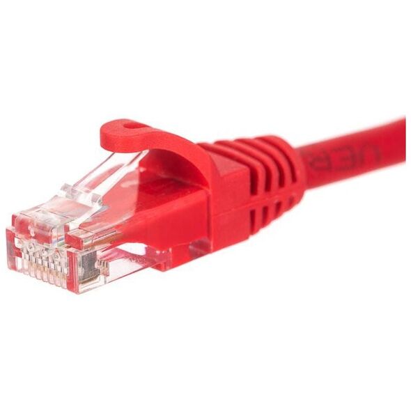 NetRack patchcord RJ45, kat. 6 UTP, 0.25m czerwony - BZPAT0256R