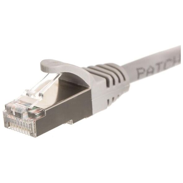 NetRack patchcord RJ45, kat. 6 FTP, 1m szary - BZPAT16F