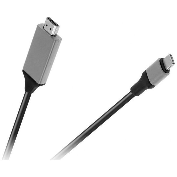 Kabel USB Strado USB-C - HDMI 2 m Czarny (KOM0934)