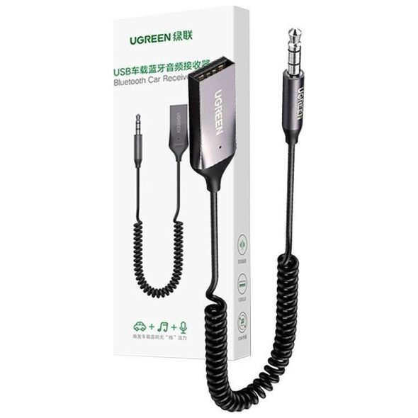 Adapter bluetooth Ugreen Odbiornik samochodowy Bluetooth UGREEN 70601B (szary)