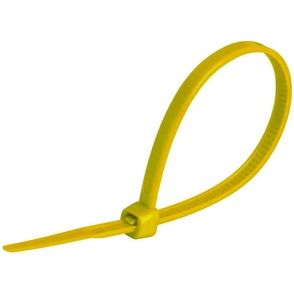 Spacetronik opaska kablowa SPACE 100x2,5mm, żółta