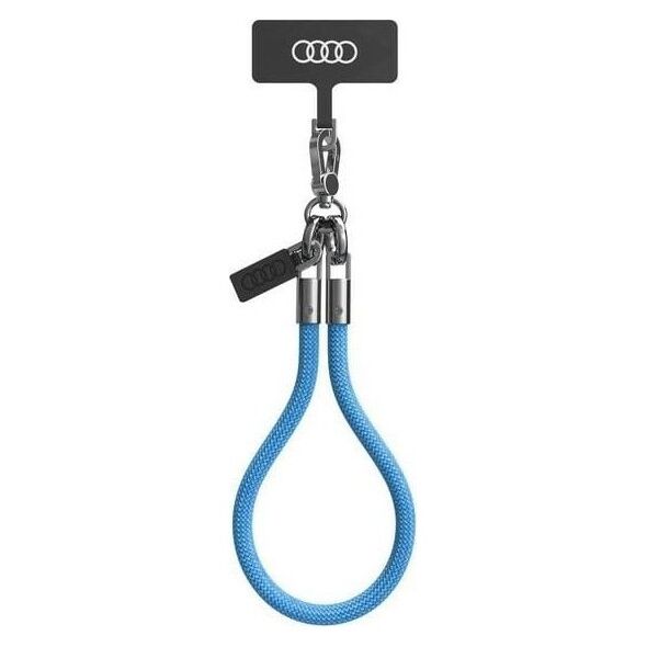 Audi Audi uniwersalna smycz do telefonu 28cm 8mm niebieski/blue AU-HSL8-R8/D1-BE