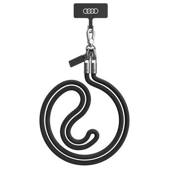 Audi Audi uniwersalna smycz do telefonu 120cm 6mm crossbody czarny/black AU-CBL8-R8/D1-BK
