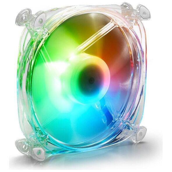 Sharkoon SHARK Disc PWM Case Fan 120mm με RGB Φωτισμό και Σύνδεση 3-Pin / 4-Pin Λευκό (SHDISCPWMRGBFAN) (SHRSHDISCPWMRGBFAN) έως 12 άτοκες Δόσεις