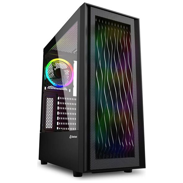 Sharkoon RGB Wave Gaming Full Tower PC Case Black (39838340) (SHR39838340) έως 12 άτοκες Δόσεις