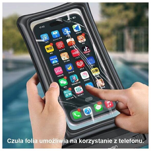 Case 7" USAMS Waterproof Case (YD011) transparent 6958444903170