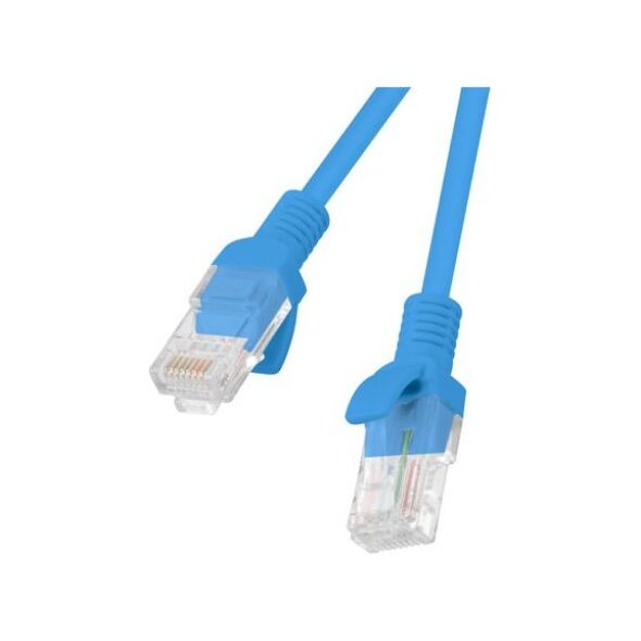 Lanberg Patchcord, Cat6, nieekranowany, 10m, niebieski (PCU6-10CC-1000-B)