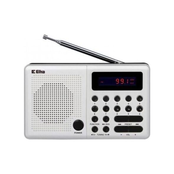 Radio Lenco Radio Pliszka USB, FM białe (5907727028148) - UBELTRPLISZKAB0