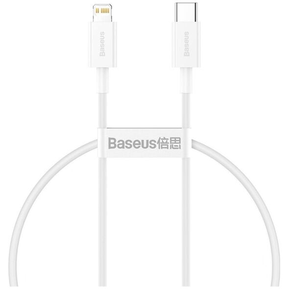 Kabel USB Baseus USB-C - Lightning 0.25 m Biały (CATLYS-02)