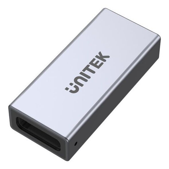 Adapter USB Unitek A1036GY USB-C - USB-C Srebrny  (A1036GY)