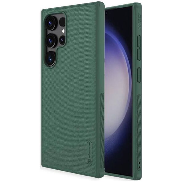 Nillkin Etui Nillkin Super Frosted Shield Pro pancerne do Samsung Galaxy S24 Ultra - zielone