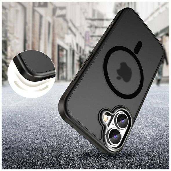 Case IPHONE 16 Tech-Protect MagEdge MagSafe Matte GunMetal black 5906302311170