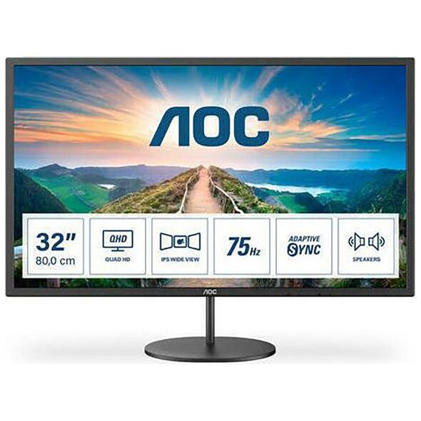 AOC Q32V4 QHD IPS Monitor 32' (Q32V4) (AOCQ32V4) έως 12 άτοκες Δόσεις