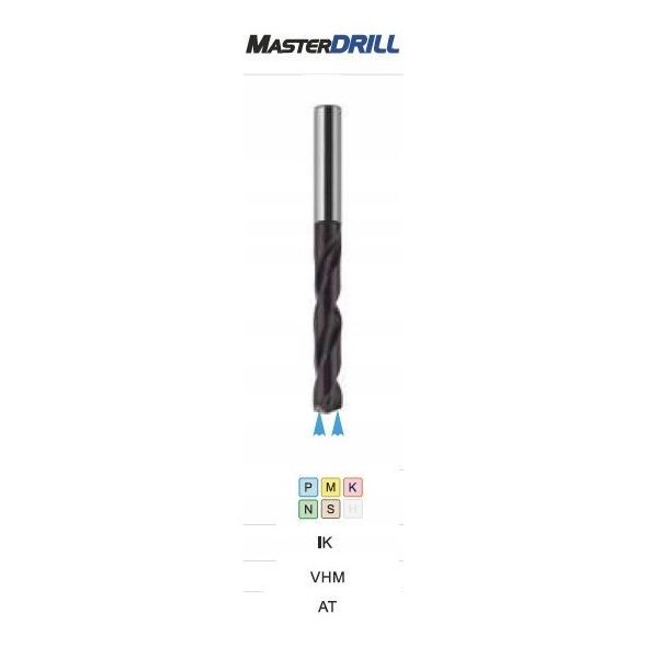 Wiertło Fanar WIERTLO WEGLIK FI  7,00  53/91MM  5xD HA8 VHM AT IK MASTERDRILL*** DIN 6537