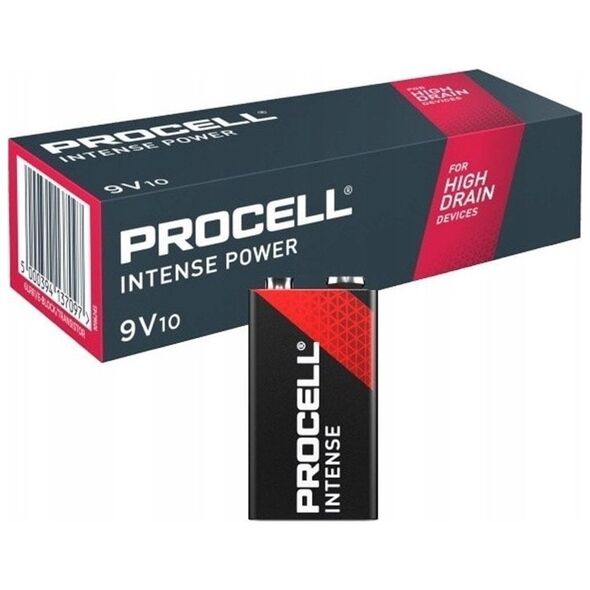 Duracell Bateria Duracell alkaliczna 6LR61 9V Procell Intense - 10 sztuk