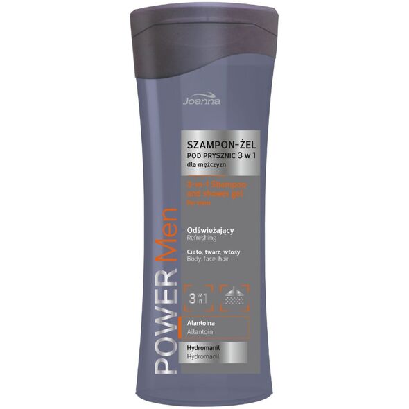 Joanna Power Men Szampon-żel pod prysznic 3w1 300ml