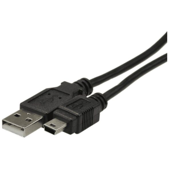 Kabel USB Digitus USB-A - miniUSB-B 1.8 m Czarny (AK672M2)