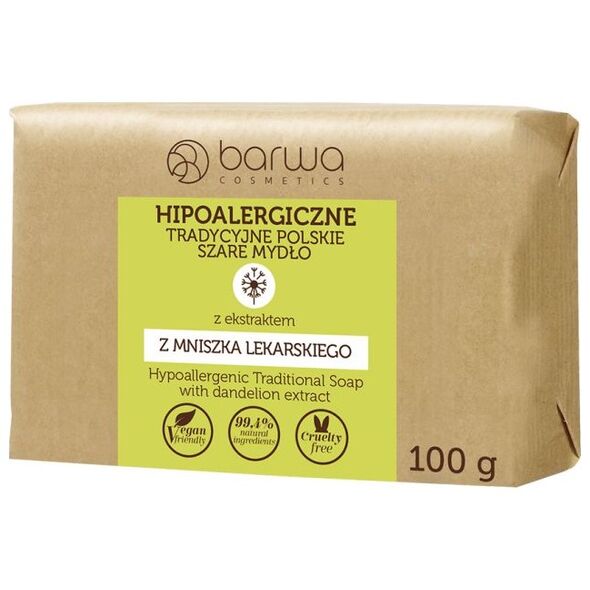 Barwa Mydło w kostce szare Mniszek Lekarski 100g