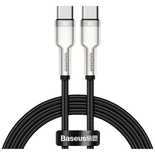 Kabel USB Baseus USB-C - USB-C 1 m Czarny (baseus_20210316144810)