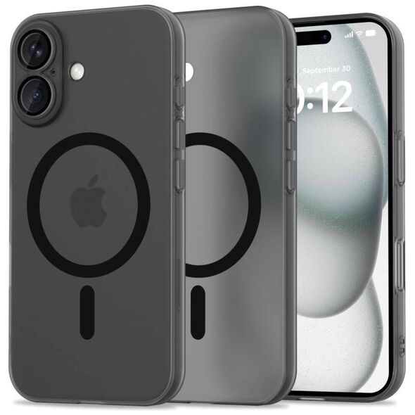 Case IPHONE 16 Tech-Protect Magslim MagSafe Matte black 5906302311224