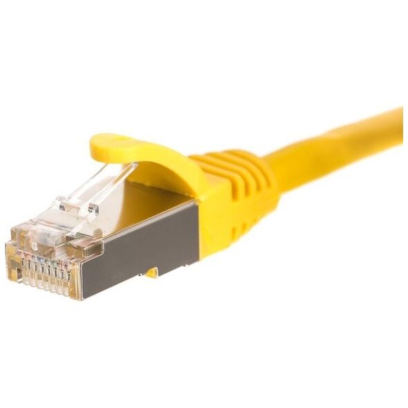 NetRack patchcord RJ45, osłonka zalewana, kat. 5e FTP, 5m Żółty (BZPAT5FY)