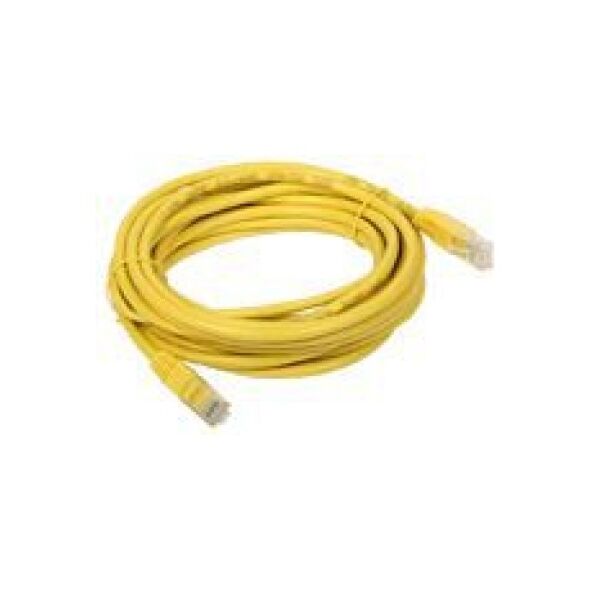 Alantec Patchcord UTP kat 5e 3.0m żółty - KKU5?Ó?3.0