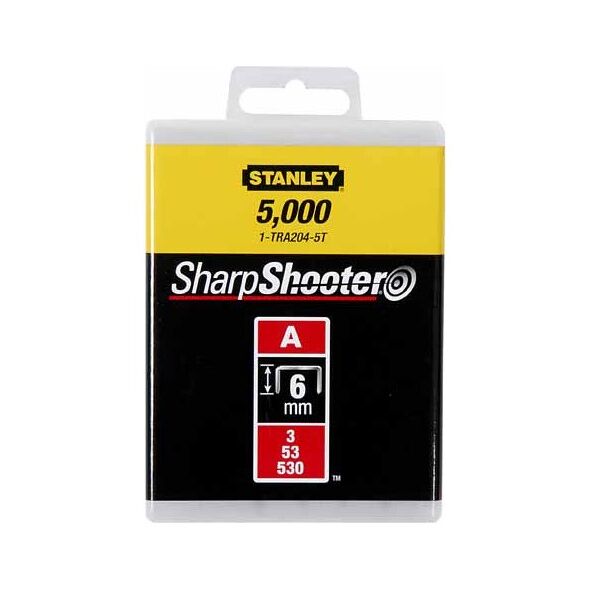 Stanley Zszywki A 6mm 5/53/530 5000szt. TRA204-5T