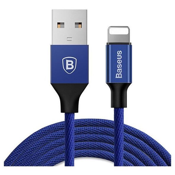 Kabel USB Baseus USB-A - Lightning 1.2 m Niebieski (25264-uniw)
