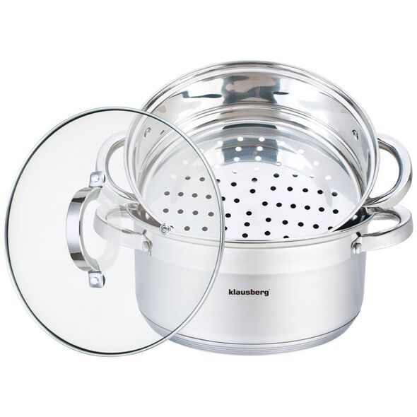 Klausberg Garnek do gotowania na parze 22cm (KB-7141)