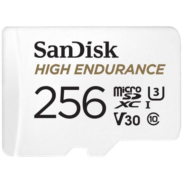 Karta SanDisk High Endurance MicroSDXC 256 GB Class 10 UHS-I/U3 V30 (SDSQQNR-256G-GN6IA)