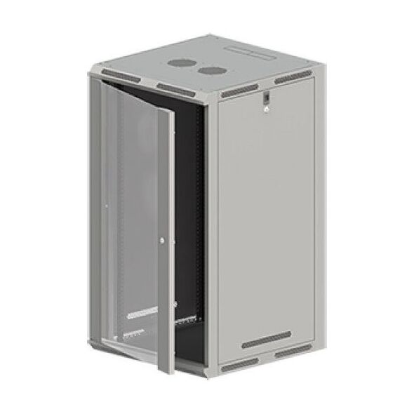Szafa Q-Lantec Wisząca 19" 18U (SW-18U-600-500-N-DSJ-OP-RP-B-S)