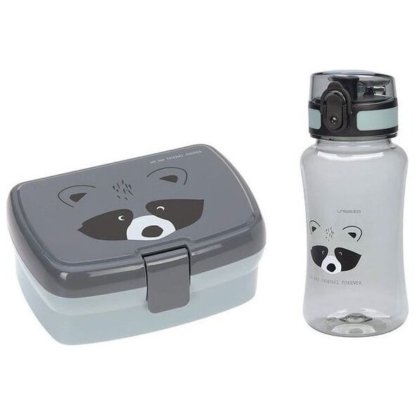 Lassig Zestaw na lunch Lunchbox + Tritanowa butelka bidon 460 ml About Friends Szop Lassig