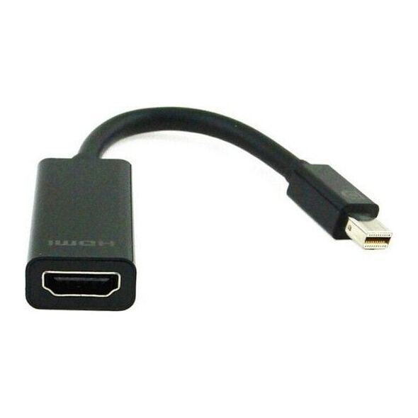 Adapter AV Gembird DisplayPort Mini - HDMI czarny (A-MDPM-HDMIF-02)