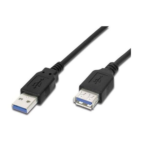 Kabel USB PremiumCord USB-A - USB-A 3 m Czarny (ku3paa3bk)