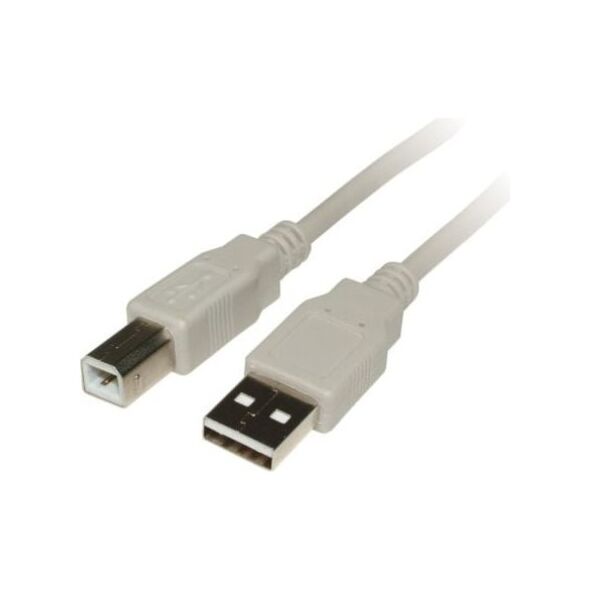 Kabel USB PremiumCord USB-A - USB-B 0.5 m Szary (ku2ab05)