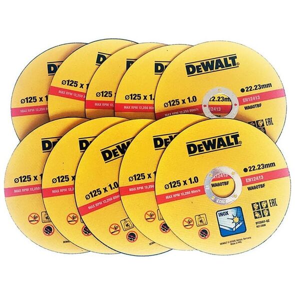 Dewalt tarcza do cięcia stali inox 125x1mm (DT42340-QZ)