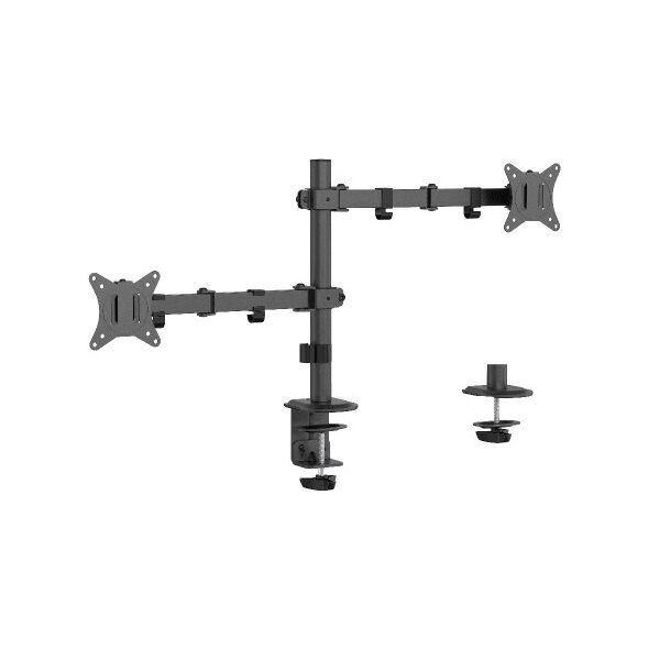 Gembird Uchwyt biurkowy na 2 monitory do 32" (MA-D2-03)